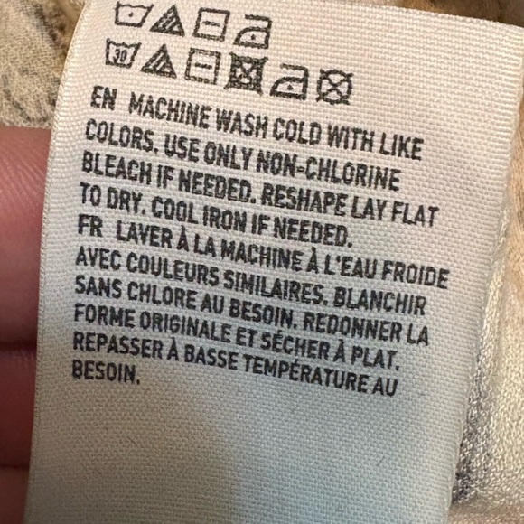 American Eagle Outfitters Brown and Cream Tie-Front Crop Camisole size L - Picture 8 of 12